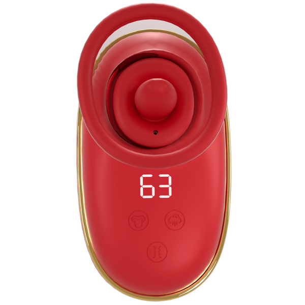 Vortex - Sucking & Licking Stimulator (Red)