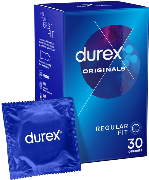 Durex Twin pack Originals - Regular Fit Condoms 60 pack