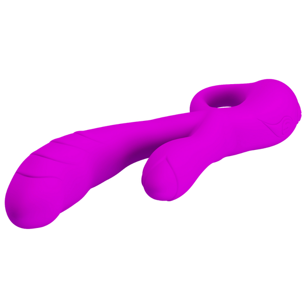 Silicone Powerful Vibrator - Budding (Purple)-BI-014177