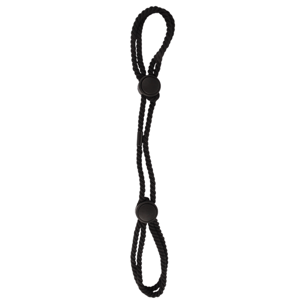 Bondage Cotton Cuffs (Black)-CN-887125302