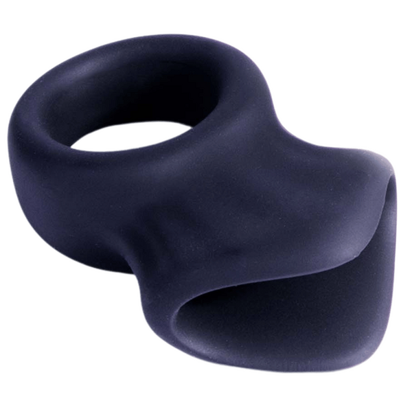 Silicone Cock & Ball Ornament - (Black)