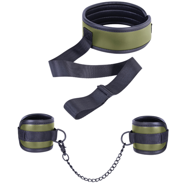 Collar With Handcuffs (Green)-FNS012A000-026