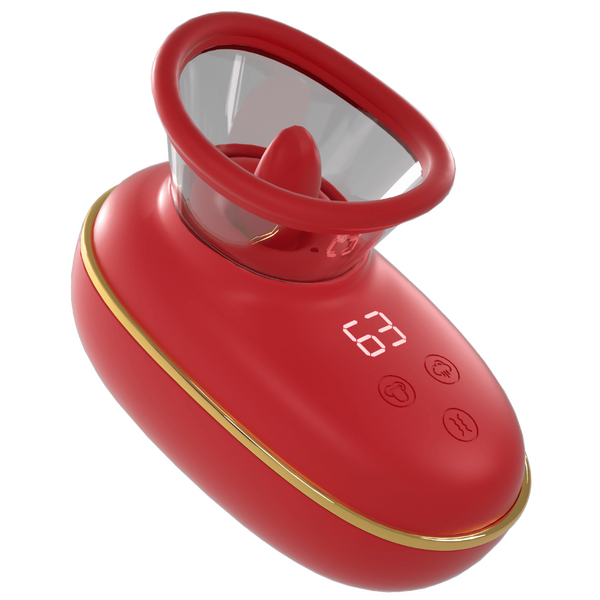 Vortex - Sucking & Licking Stimulator (Red)