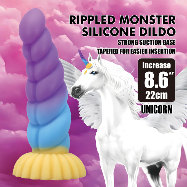 Unicorn 8.6" (Purple/Blue)-BW-008155