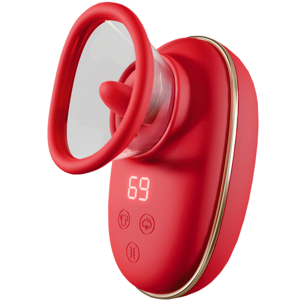 Vortex - Sucking & Licking Stimulator (Red)