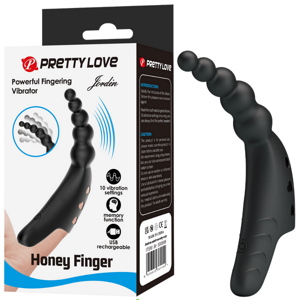 Rechargeable Honey Finger - Jordin (Black)-BI-300088