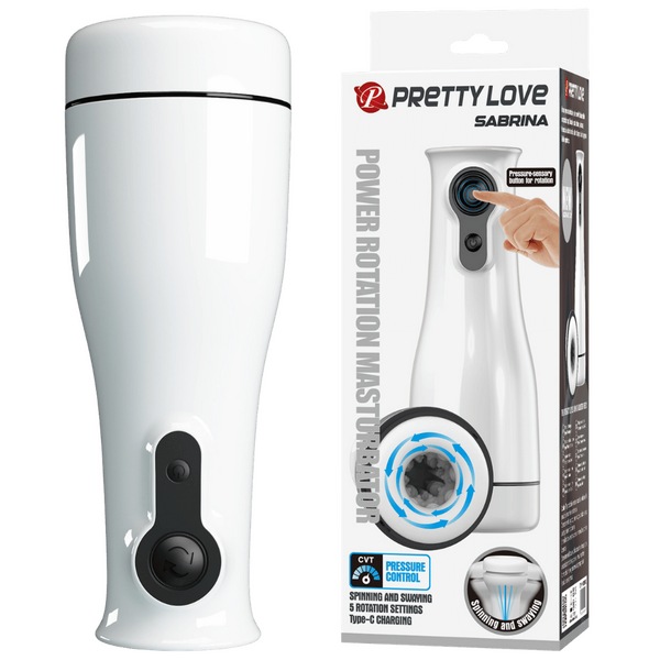 Rechargeable Sabrina (Rotating Masturbator)-BM-00900T101