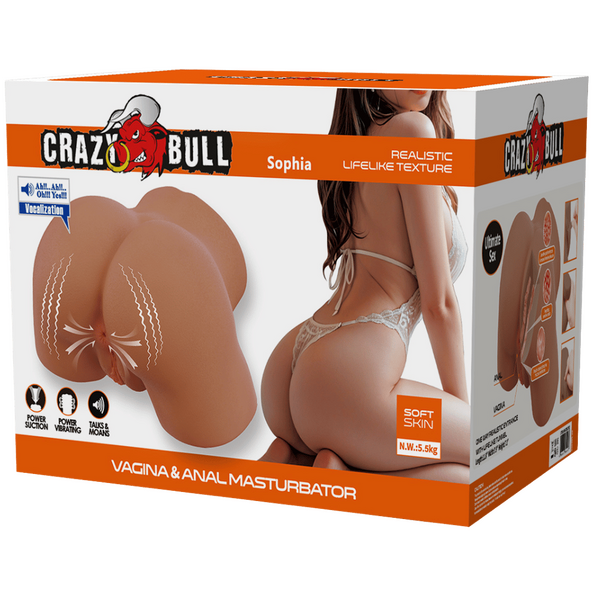 Vagina & Anal Masturbator - Sophia (Talk & Suction)-BM-009259Q