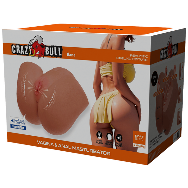 Vagina & Anal Masturbator - Ilana (Talk & Suction)-BM-009262Q