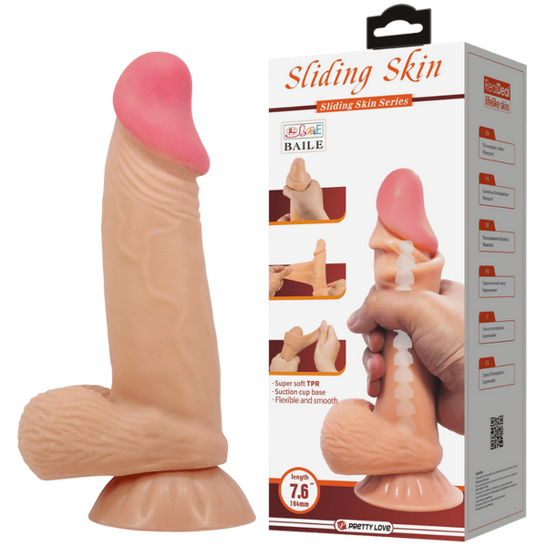 7.6" Dong (Flesh)-BW-008108NRG