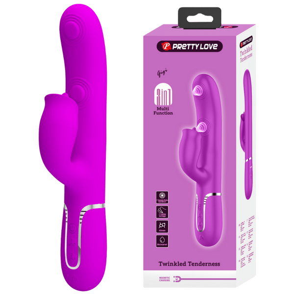 Gigi - 3in1 Multi-function Vibrator (Pink)-BW-500035
