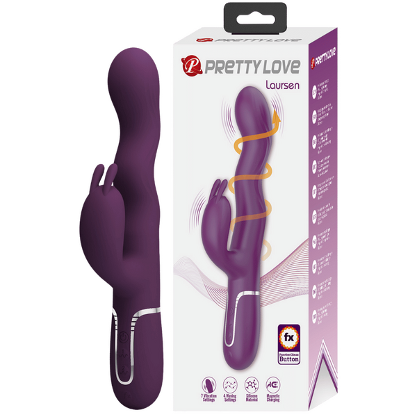 Rechargeable Laursen with Wave Function (Purple)-BW-500089-1