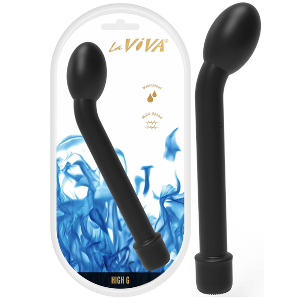 High G - G-Spot Vibrator (Black)-CN-670715362