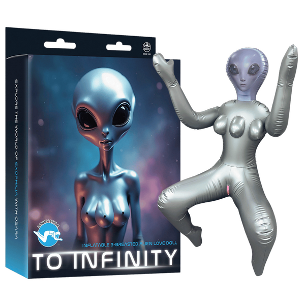 Inflatable 3-Breasted Alien Love Doll - (Ozara Doggy Style)-FDDR040SFA-209