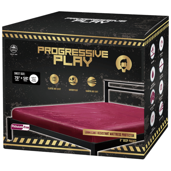 Lubricant Resistant Mattress Protector (Red) (Queen Size)-FNT010A000-008