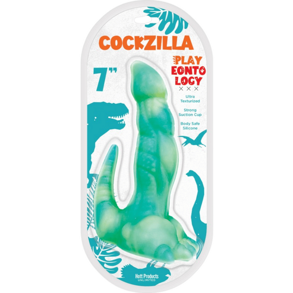 Cockzilla Dildo (Blue)-HP-3488