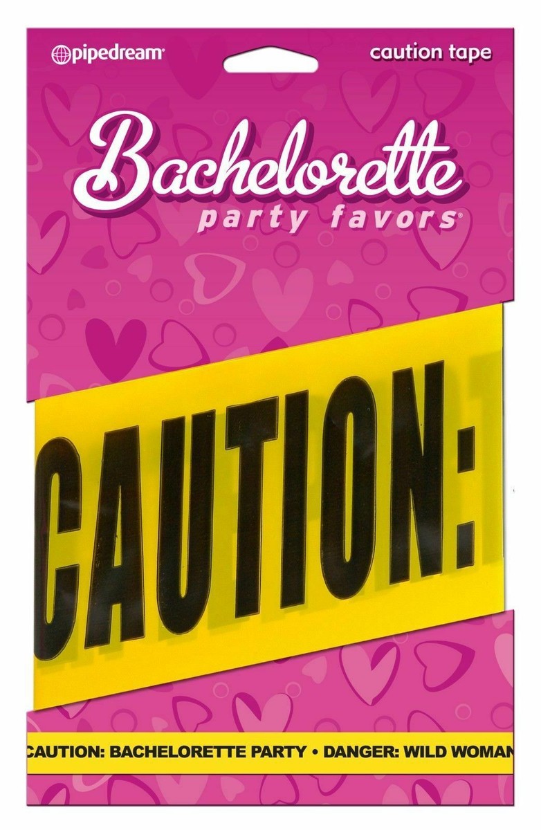 Pipedream Bachelorette Party Favors Caution Tape Danger Wild Woman