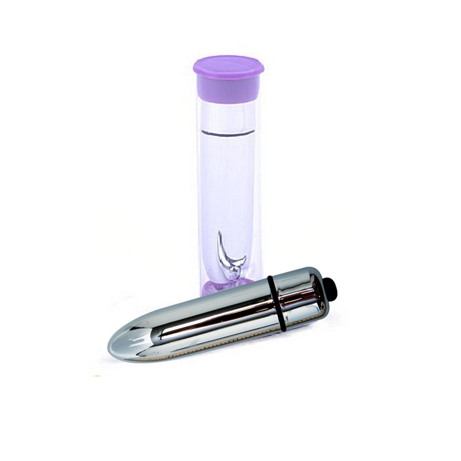 Ammunition Bullet Vibrator Silver Toy