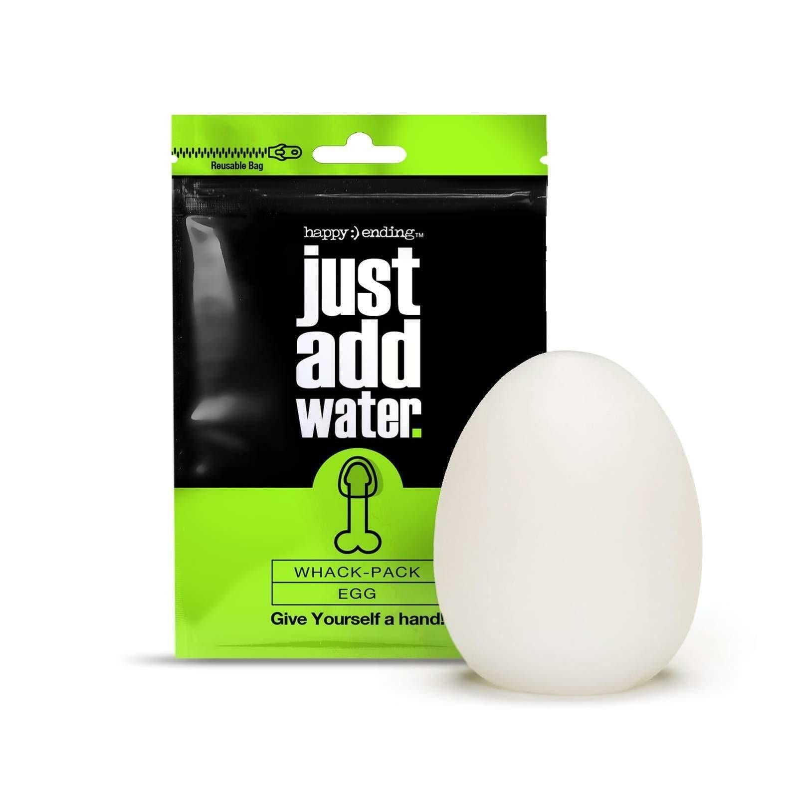 Happy Ending Just Add Water Whack Pack Egg Pocket Stroker Masturbator