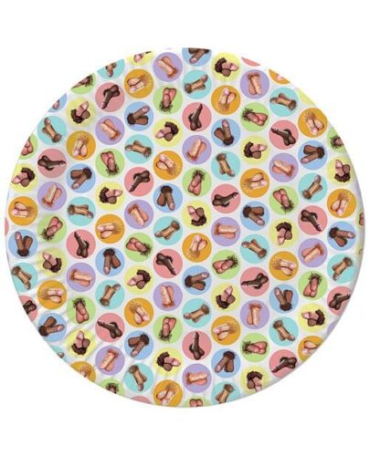 Mini-Penis Plates - Pack of 8 - Dirty Dishes