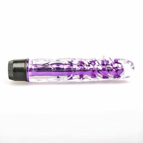 7'' Vibrating Cock Mr Twister Jelly Vibrator & Sleeve Waterproof Dildo Sex Toy