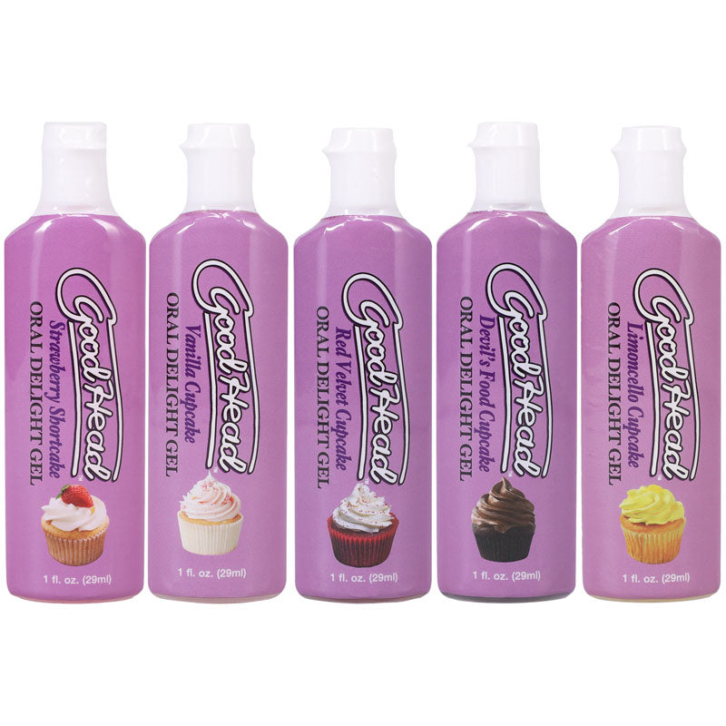 GoodHead Oral Delight Gel - Cupcakes-(1361-36-bx)