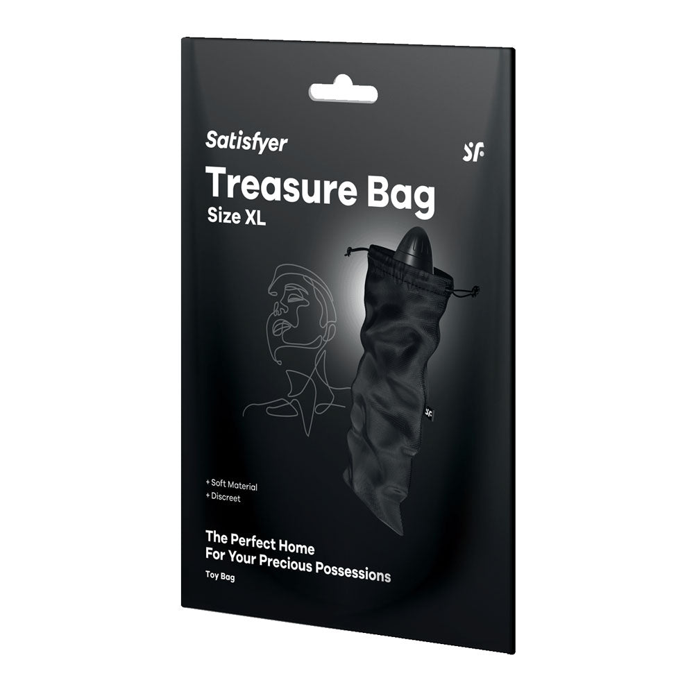 Satisfyer Treasure Bag XLarge - Black-(4059518)