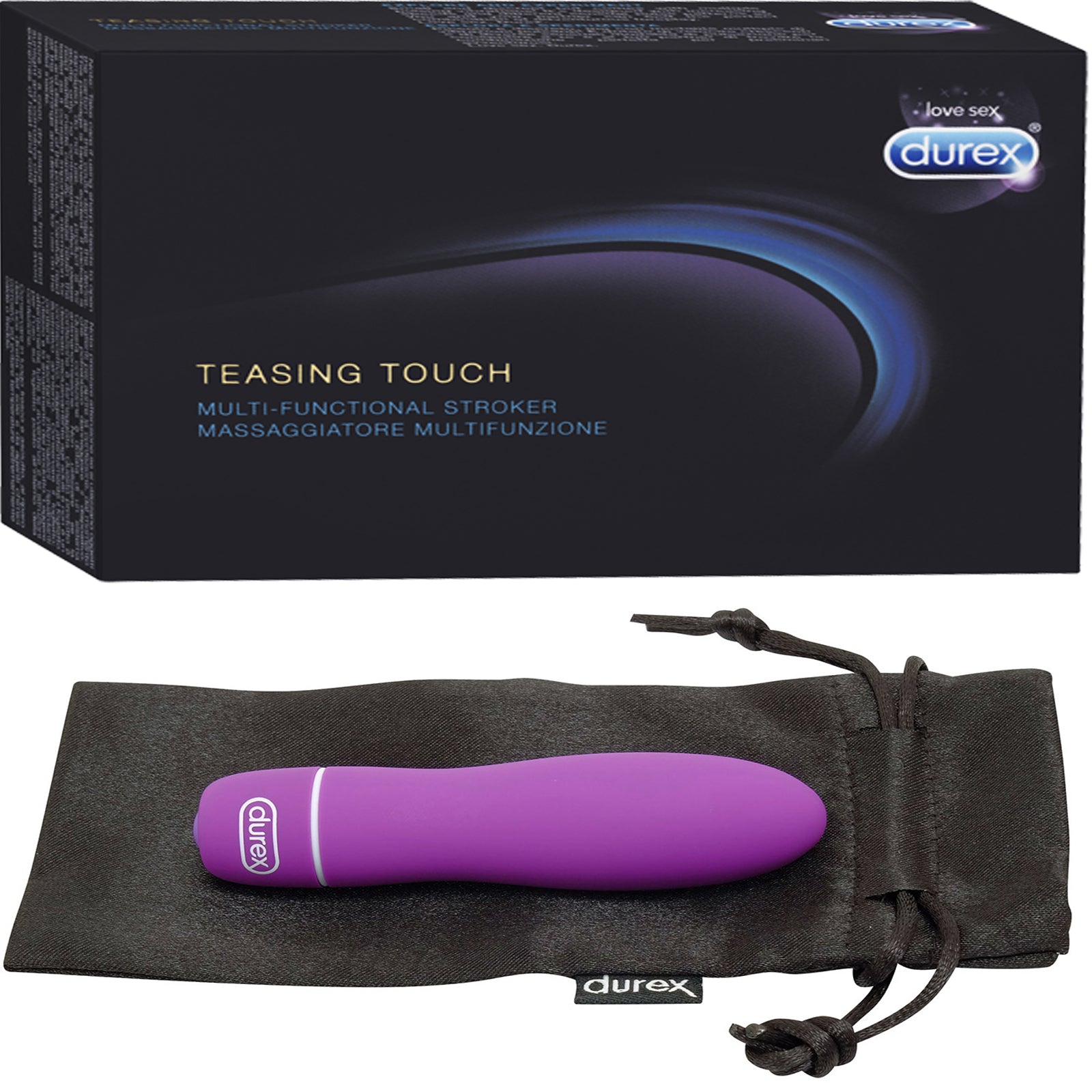 Official Durex Partner-Durex Teasing Touch Multi-Functional Stroker Vibrating Stimulator - Early2bed