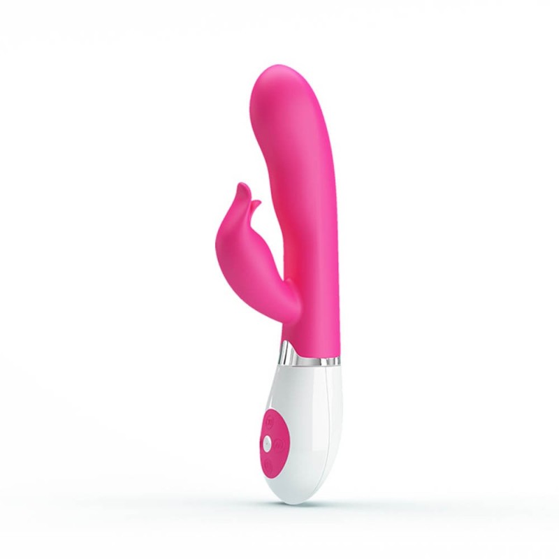 Felix Silicone (Pink) Rabbit Vibrator Voice Control 30 Functions Vibration