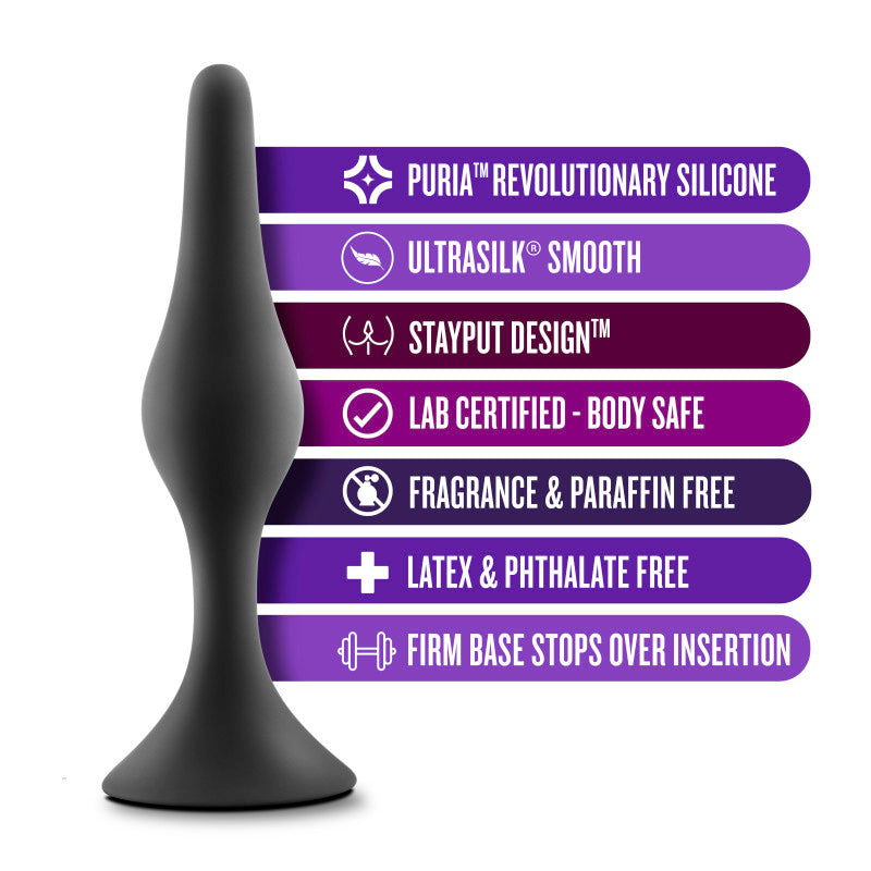 Anal Adventures Platinum Silicone Beginner Plug Kit-(bl-31265)