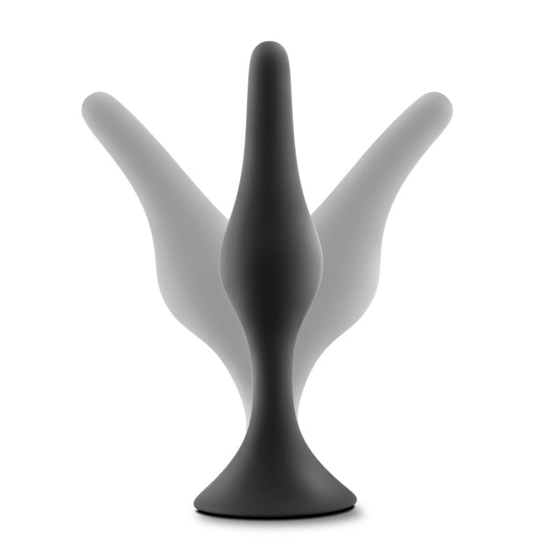 Anal Adventures Platinum Silicone Beginner Plug Kit-(bl-31265)