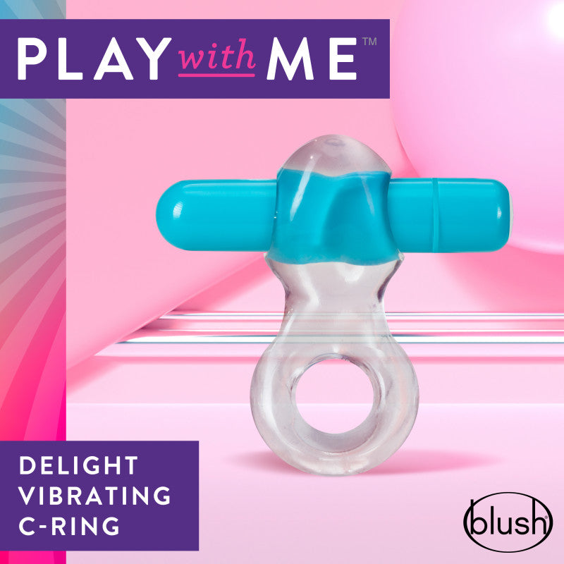 Play With Me Delight Vibrating C-Ring-(bl-74302)