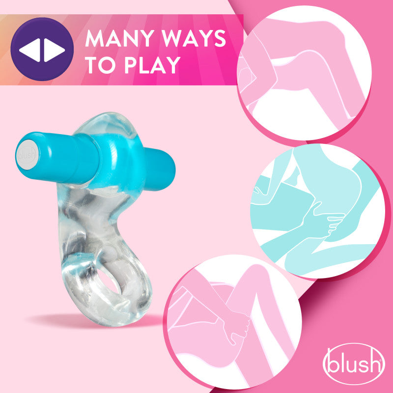 Play With Me Delight Vibrating C-Ring-(bl-74302)