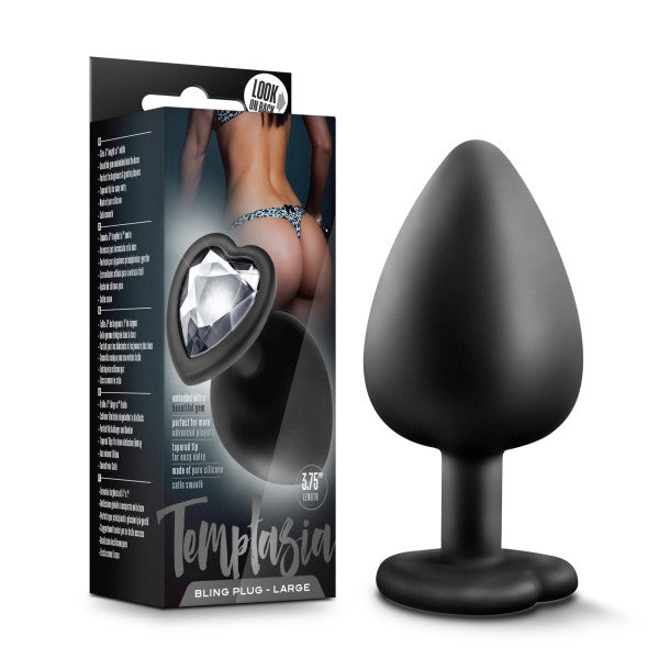 Temptasia Bling Plug - Large-(bl-95855)