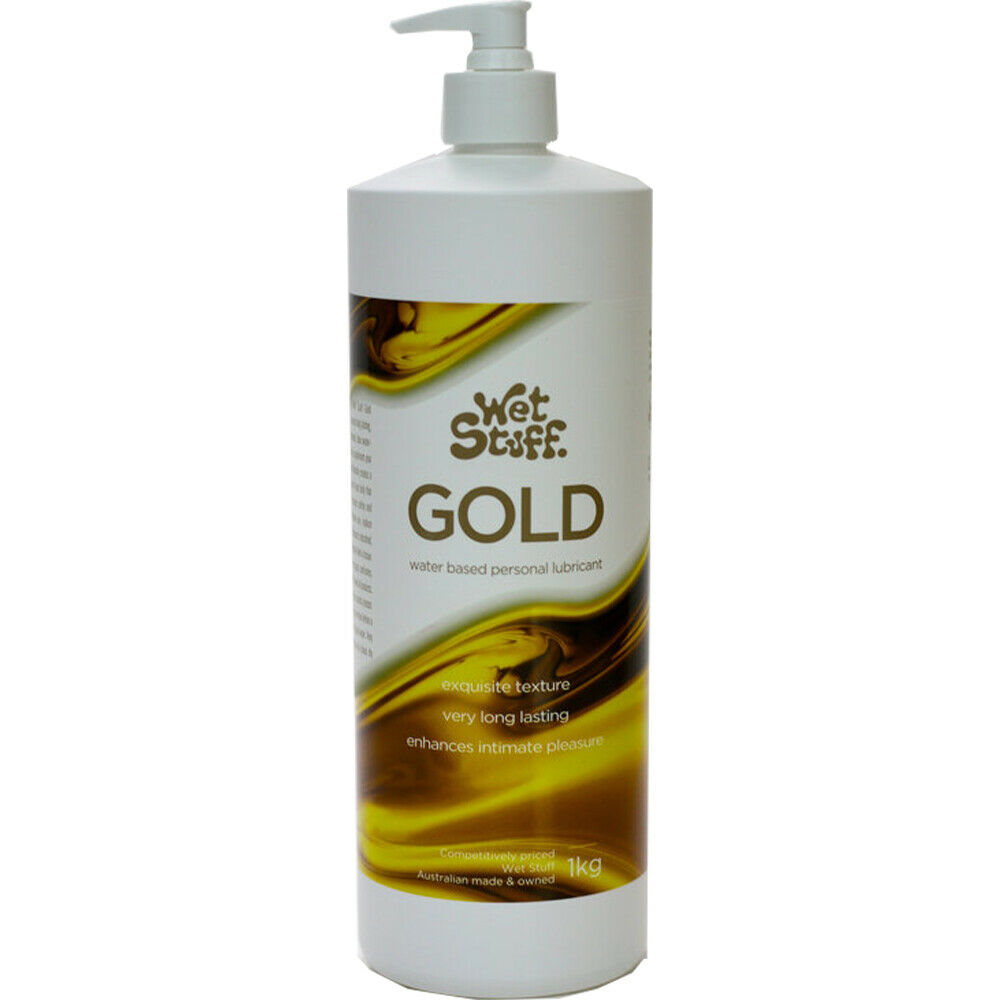 Wet Stuff Gold - Pump (1Kg) Personal Lubricant