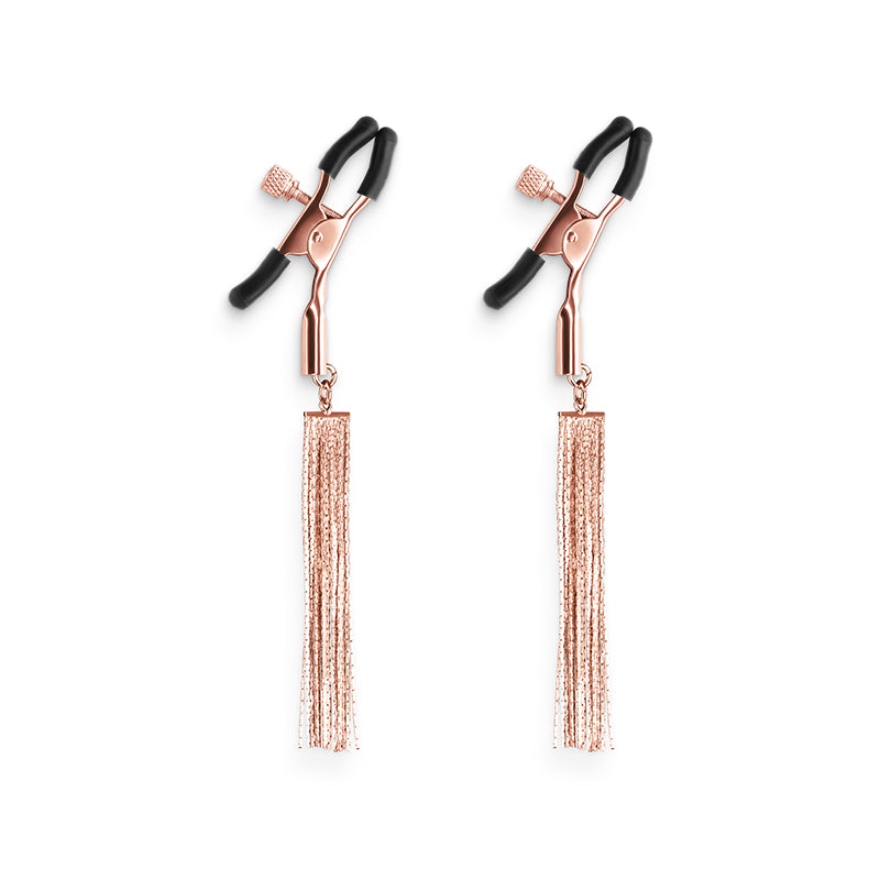 Bound Nipple Clamps - D2 - Rose Gold-(nsn-1302-71)