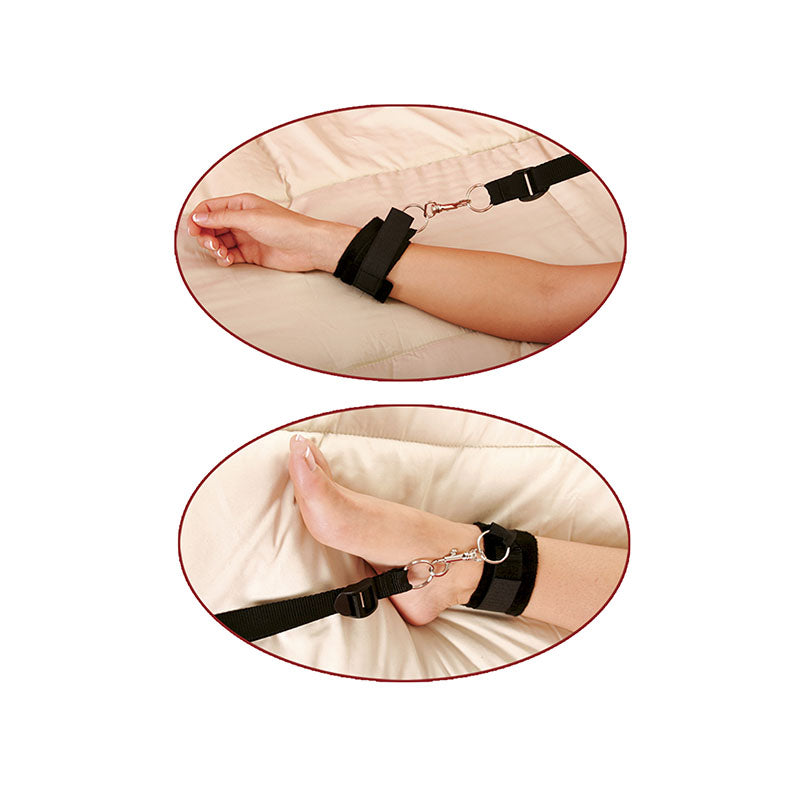 Fetish Fantasy Series Bed Bindings Restraint Kit-(pd2153-23)