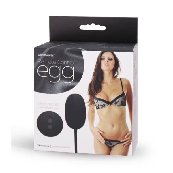 UltraSeven Remote Control Egg - Black Wireless Egg with Remote Control - Early2bed