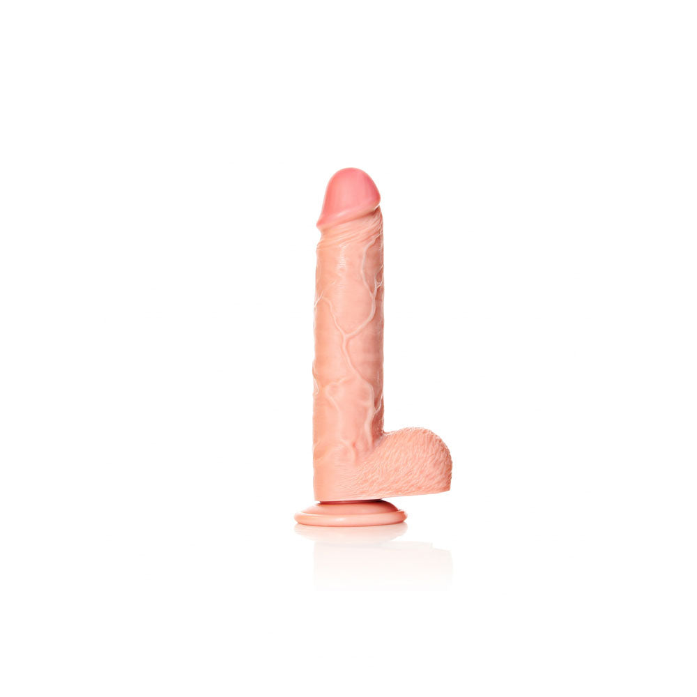 REALROCK Straight Realistic Dildo with Balls - 23 cm-(rea126fle)