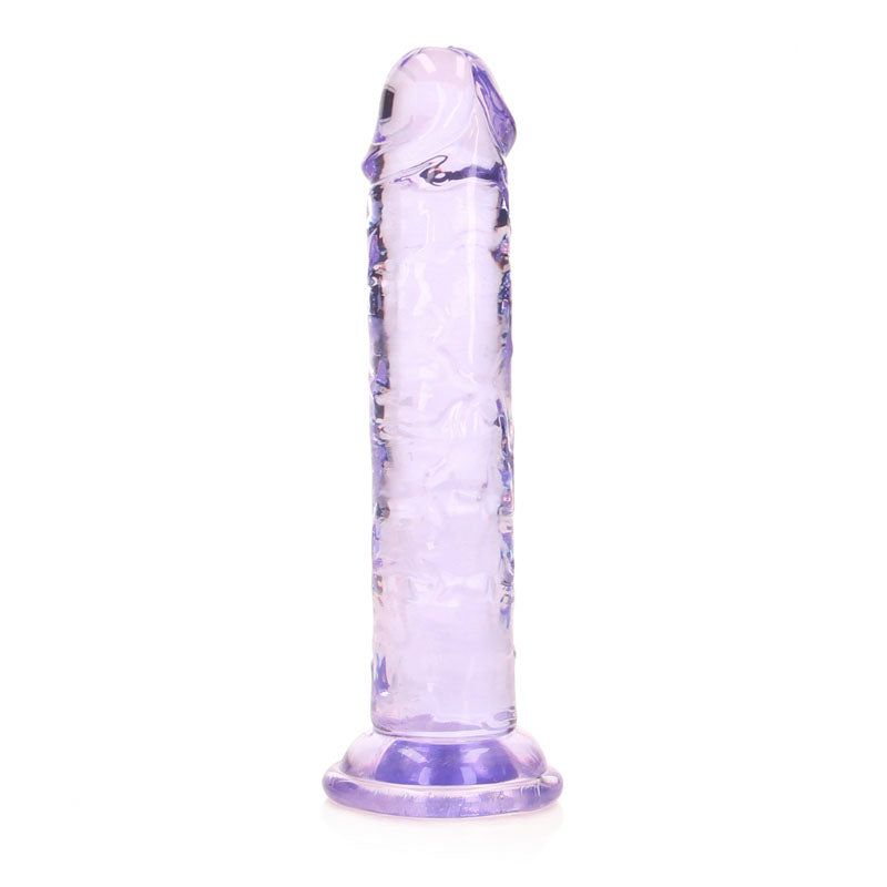 REALROCK 15.5 cm Straight Dildo - Purple-(rea150pur)