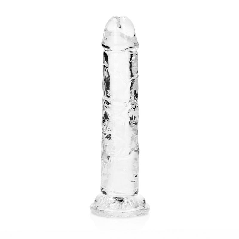 REALROCK 15.5 cm Straight Dildo - Clear-(rea150tra)