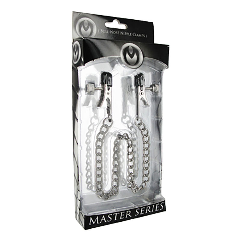 Master Series Ox Bull Nose Nipple Clamps-(st188)
