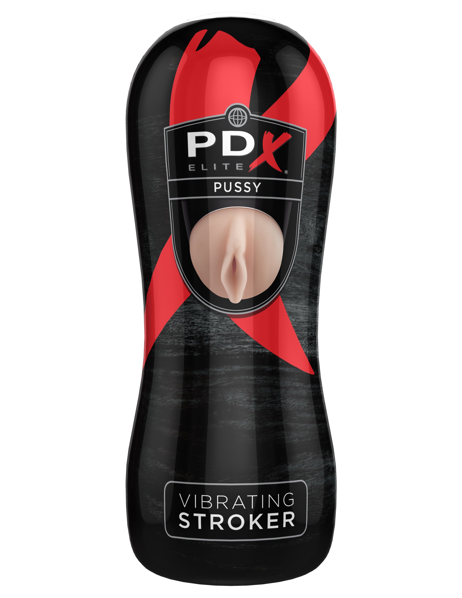Pipedream Extreme Toyz Elite Vibrating Stroker Pussy - Flesh Vibrating Pussy Stroker