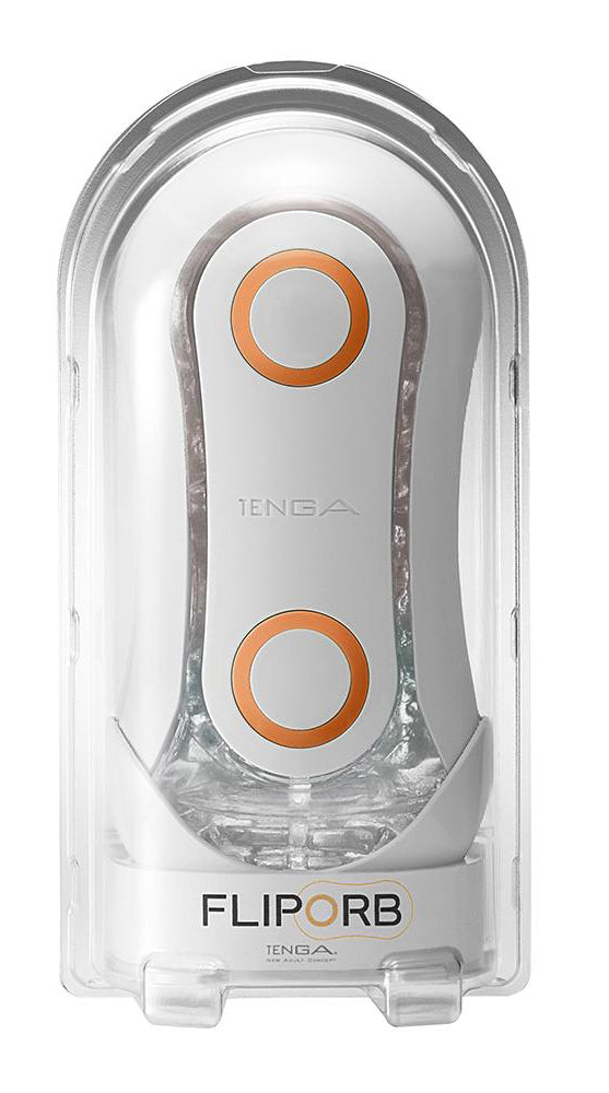NEW Tenga Flip Orb Orange Crash Stimulation 7'' Men Masturbator Sex Toy - Early2bed