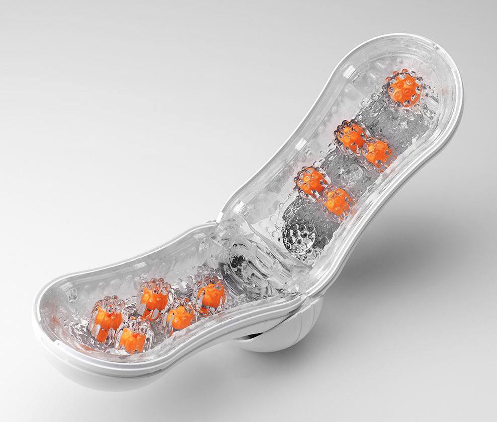 NEW Tenga Flip Orb Orange Crash Stimulation 7'' Men Masturbator Sex Toy - Early2bed