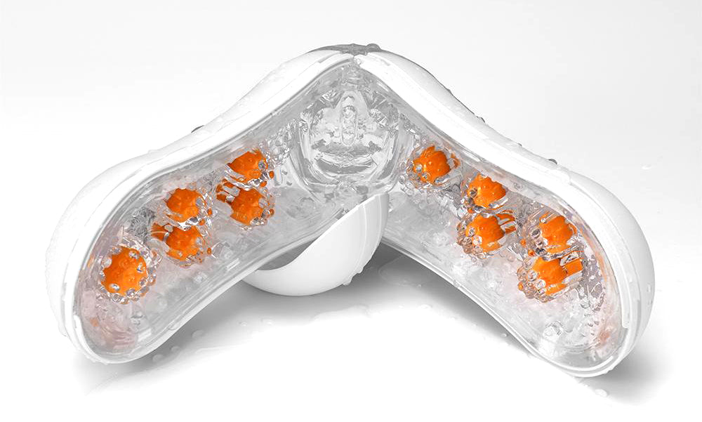 NEW Tenga Flip Orb Orange Crash Stimulation 7'' Men Masturbator Sex Toy - Early2bed