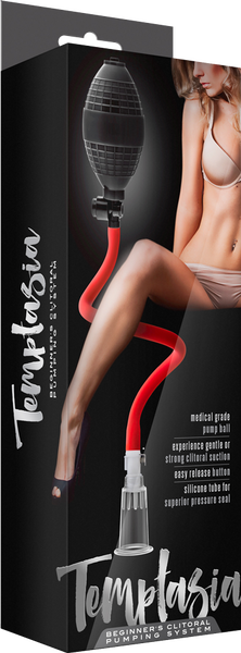 Temptasia Beginners Clit Pumping System - Clear Clitoris Pump - Early2bed