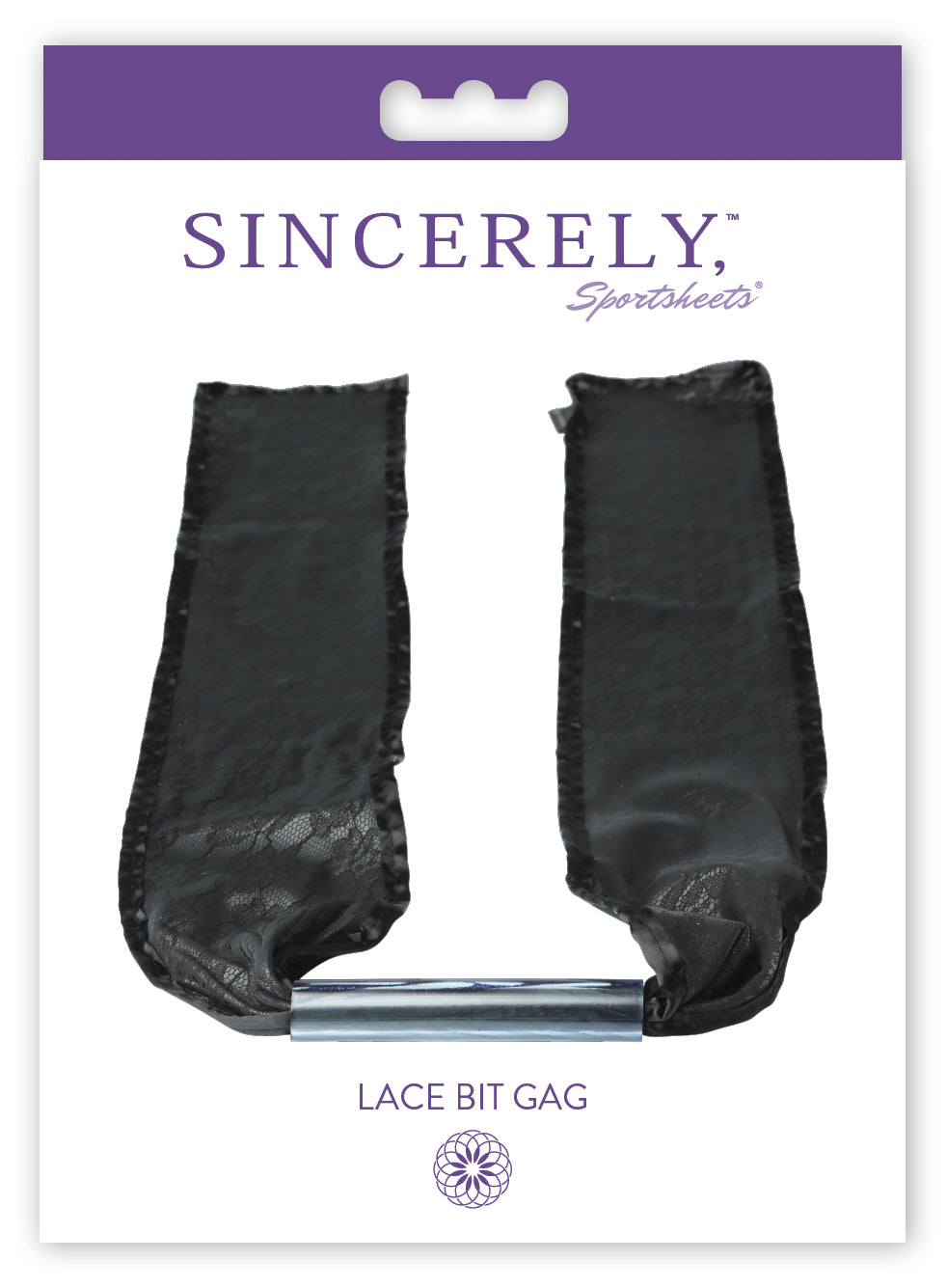 Sportsheets Sincerely Lace Tied Bit Gag - Fetish