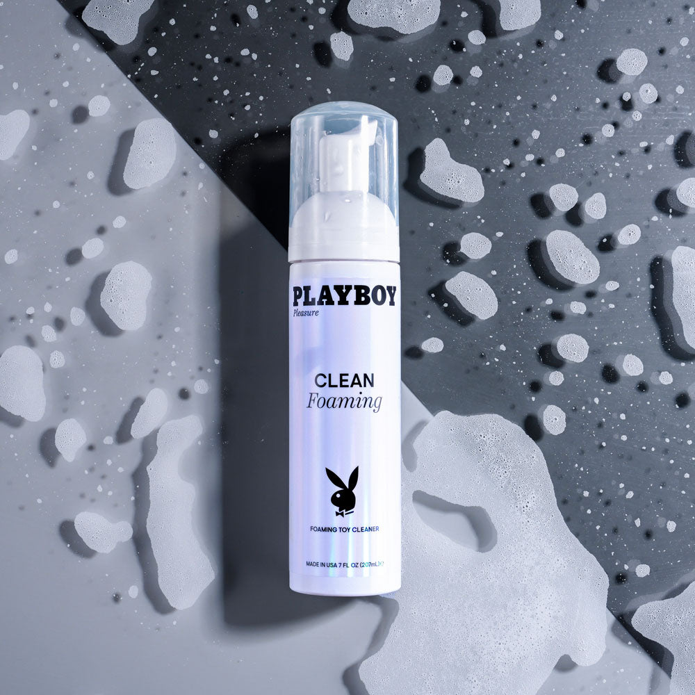 Playboy Pleasure CLEAN FOAMING - Foaming Toy Cleaner - 207 ml Bottle - PB-LQ-2062-2