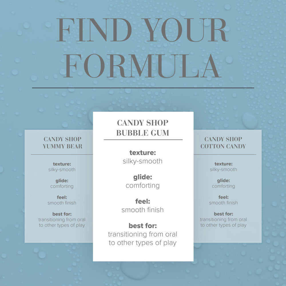 JO Candy Shop Bubblegum Lube - 60 mL - Bubblegum Flavoured Water Based Lubricant - 60 ml Bottle-10632